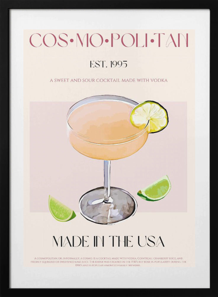 Cosmopolitan Essence - Art Print by Nazma Khokhar