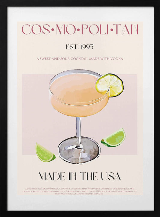 Cosmopolitan Essence - Art Print by Nazma Khokhar
