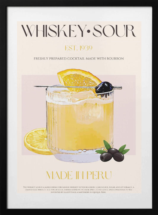 Peruvian Whiskey Bliss - Art Print by Nazma Khokhar