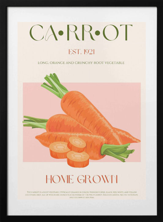 Orange Harvest Charm - Art Print by Nazma Khokhar