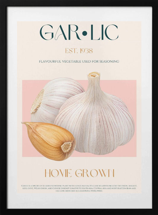 Garlic Essence - Art Print by Nazma Khokhar
