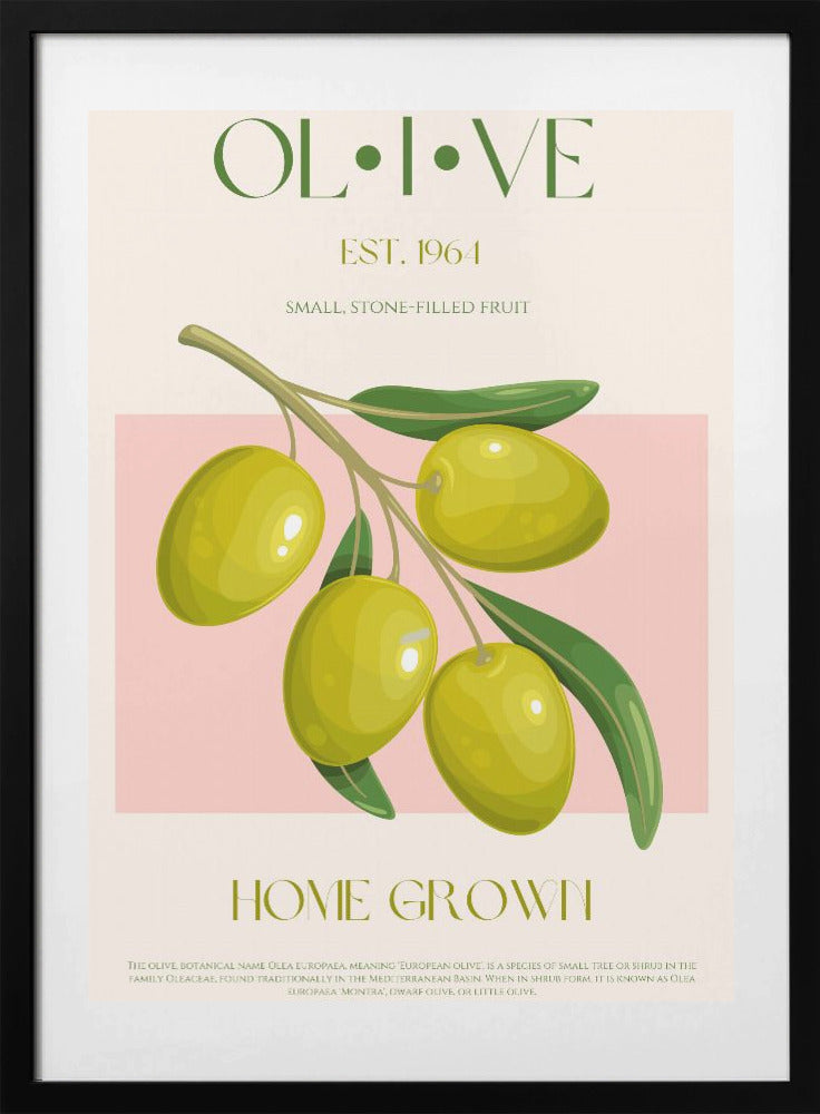 Golden Olives Essence - Art Print by Nazma Khokhar