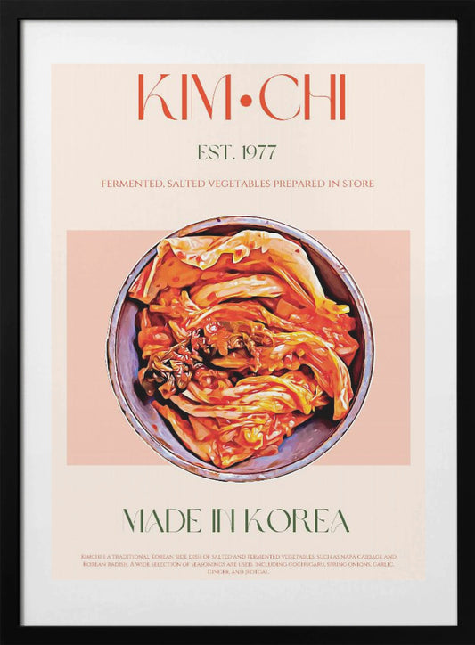Korean Kimchi Delight - Art Print by Nazma Khokhar