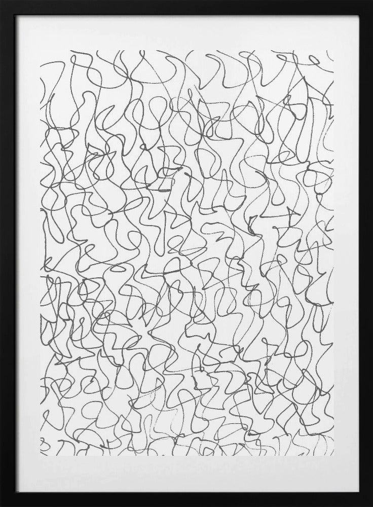 Chaotic Line 2 - Art Print by Isabelle Brent