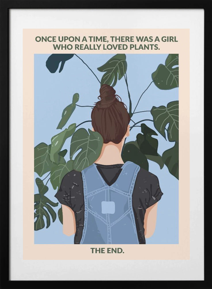 Plant Girl - Art Print by WallChart Art Studio