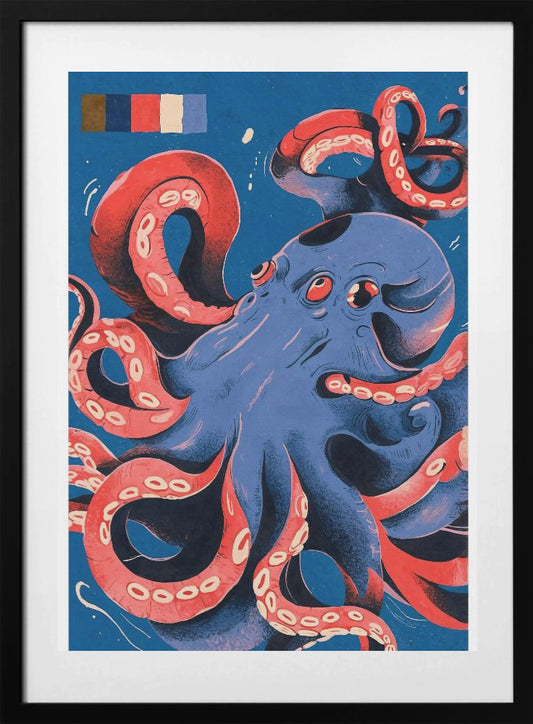 Tentacle Whirl - Art Print by THE MIUUS STUDIO