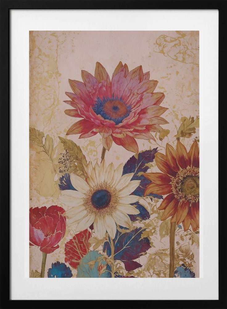 Vibrant Blossoms - Art Print by THE MIUUS STUDIO