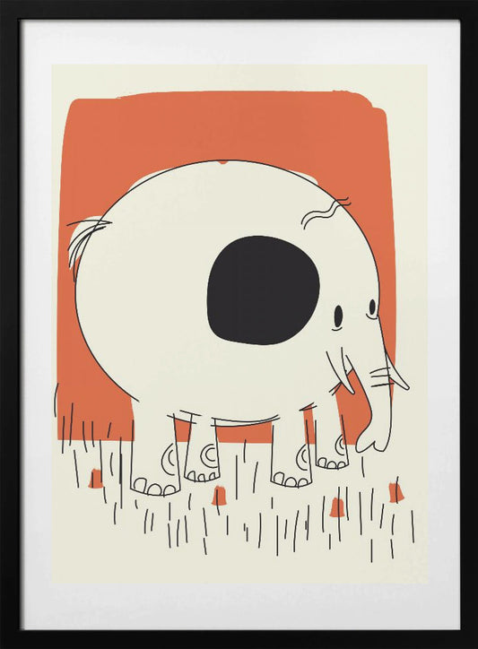 Elephant - Art Print by Nicholas