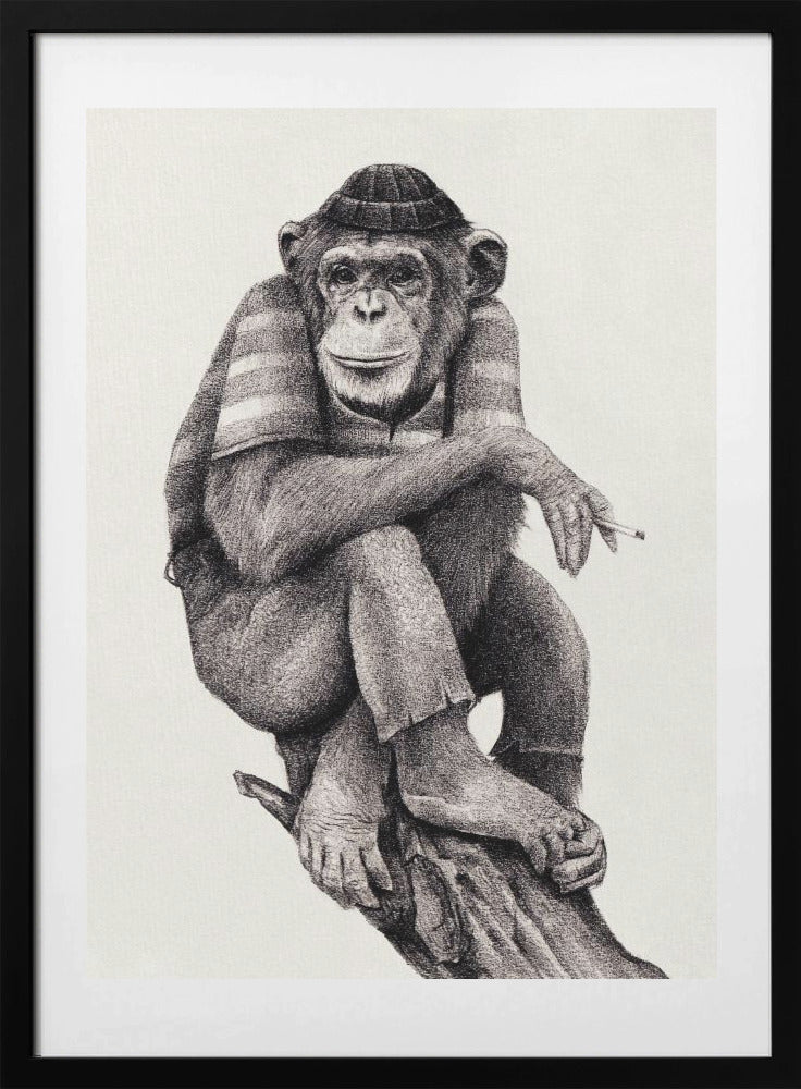 Smoke and Chill - Art Print by Mike Koubou