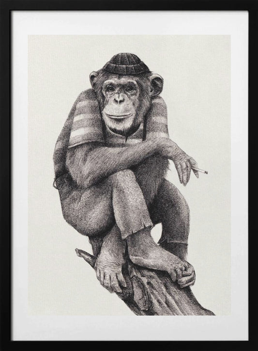 Smoke and Chill - Art Print by Mike Koubou