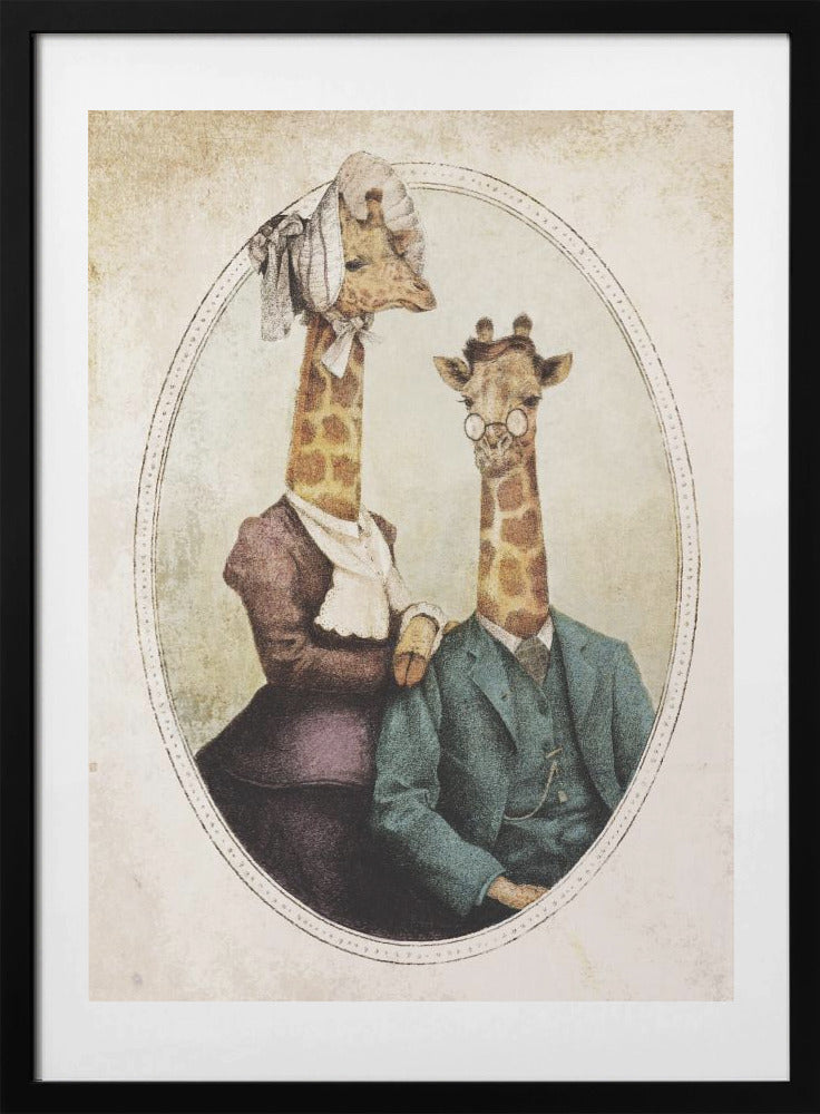 High Class Couple - Art Print by Mike Koubou