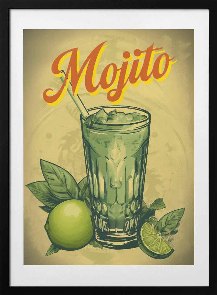 Lime Breeze Drink - Art Print by Andreas Magnusson