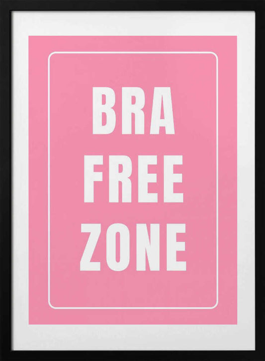 Freedom Zone Sign - Art Print by Athene Fritsch
