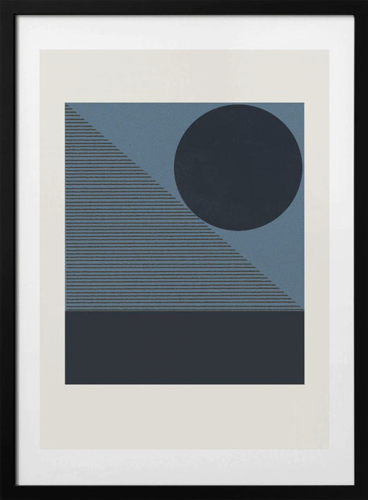 Geometric Dusk - Art Print by THE MIUUS STUDIO