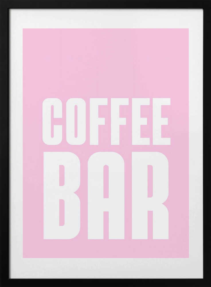 Cafe Vibe Contrast - Art Print by Athene Fritsch
