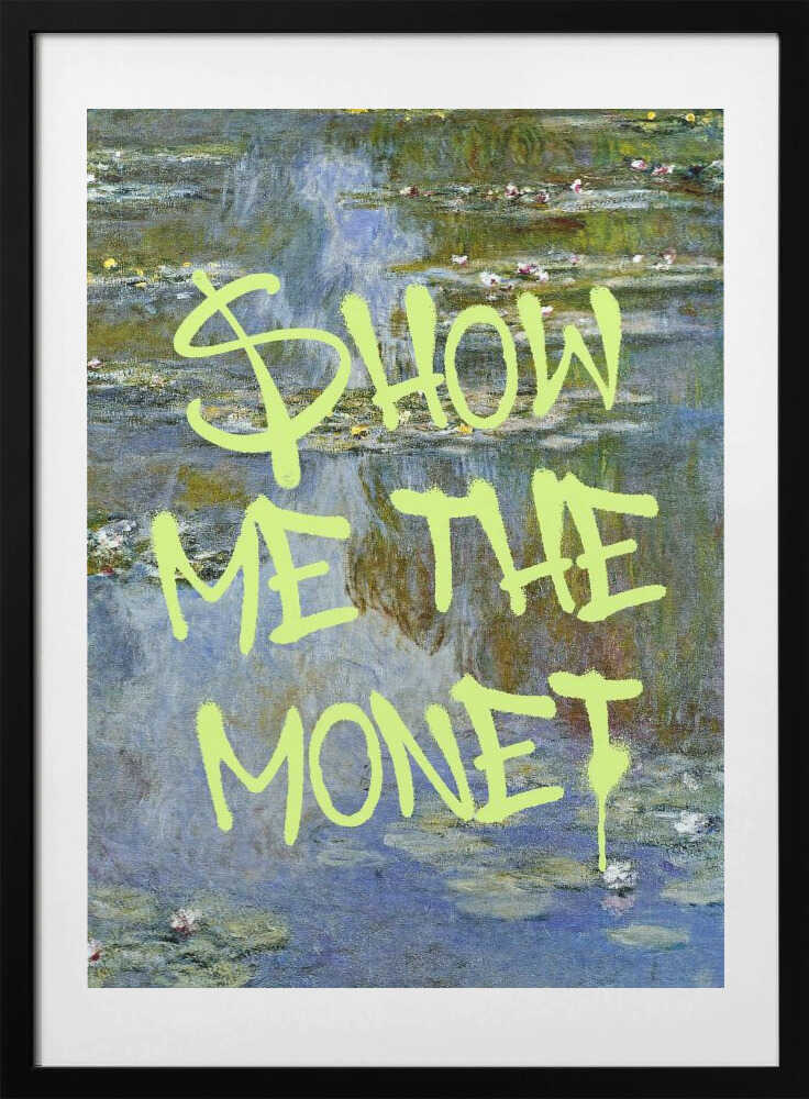 Monet’s Ironic Twist - Art Print by Athene Fritsch