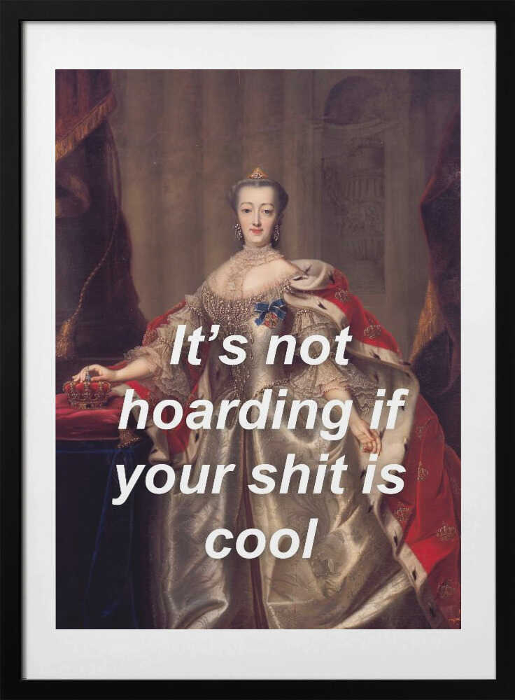 Combines Classical Portraiture - Art Print by Athene Fritsch