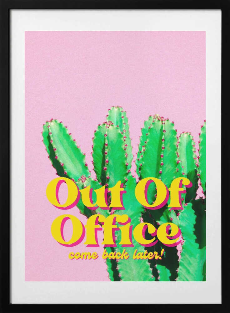 Vibrant Green Cactus - Art Print by Athene Fritsch