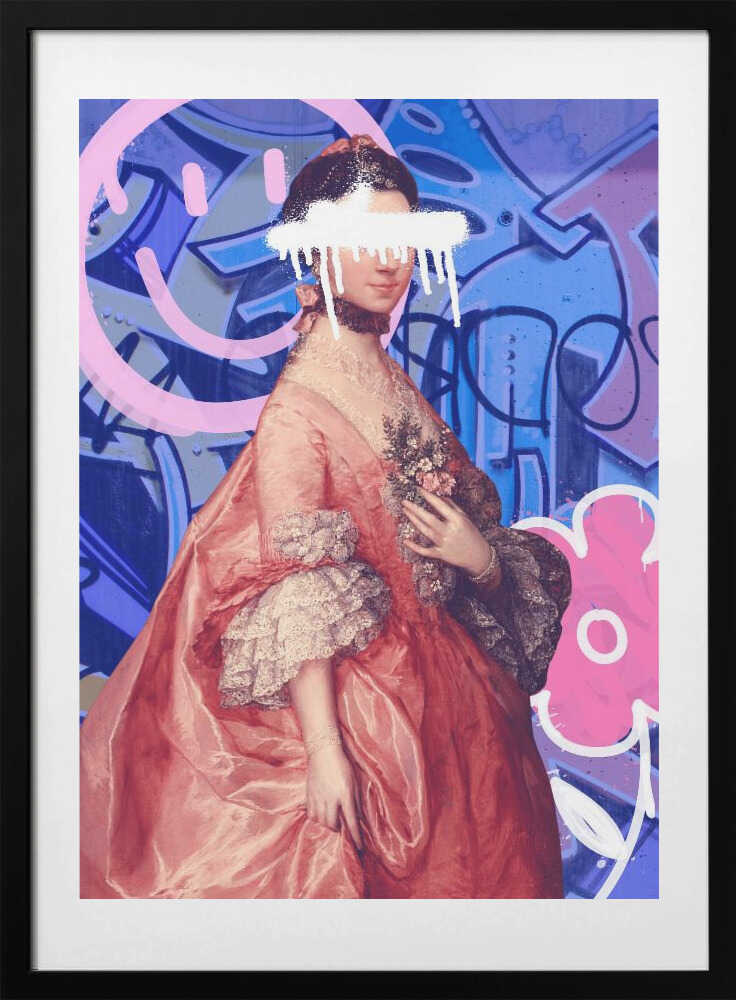 Regal Graffiti Blend - Art Print by Athene Fritsch