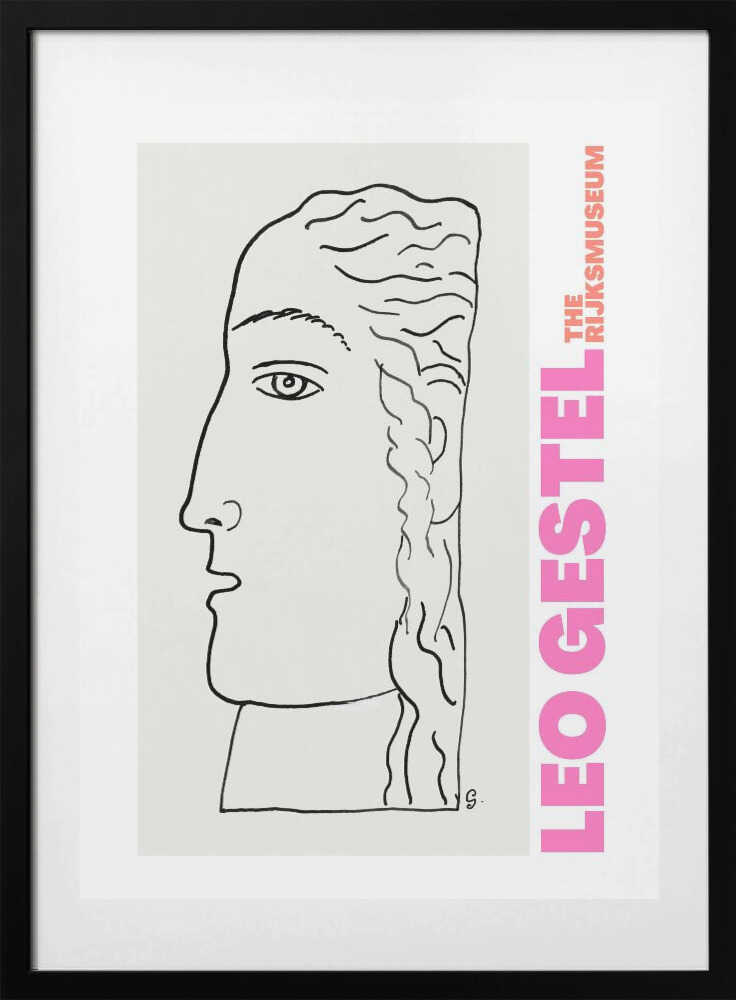 Elegant Profile Sketch - Art Exhibition Print by Athene Fritsch