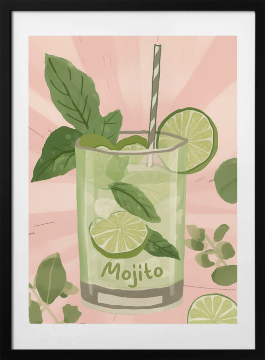 Minty Lime Delight - Art Print by Andreas Magnusson