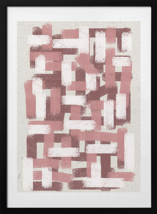 Textured Labyrinth - Art Print by THE MIUUS STUDIO