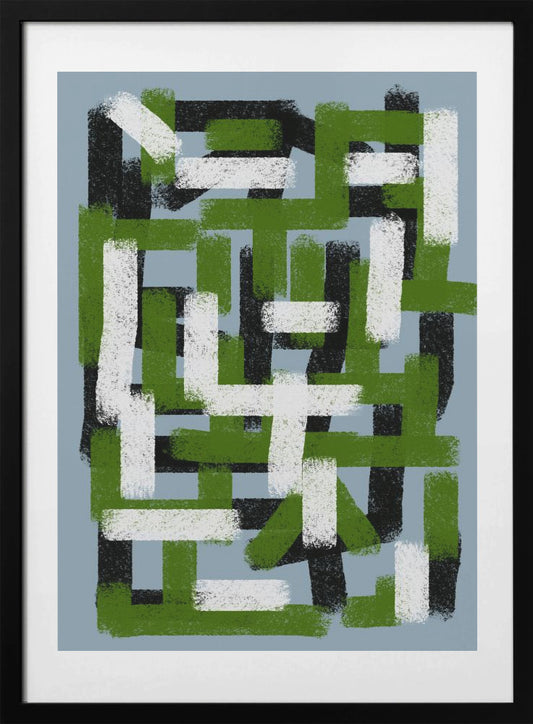 Maze of Colors - Art Print by THE MIUUS STUDIO