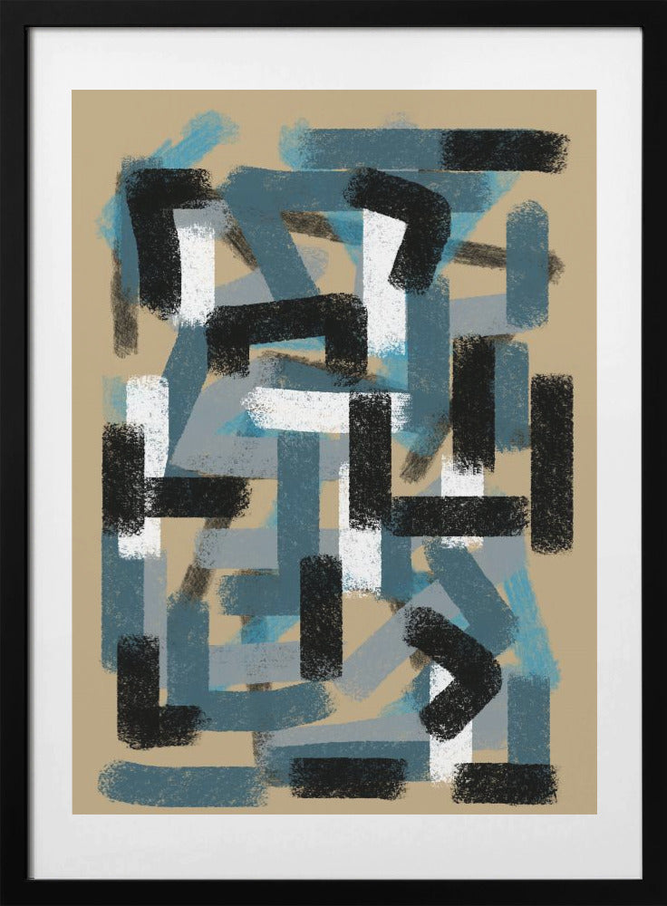 Abstract Composition No.7 - Art Print by THE MIUUS STUDIO