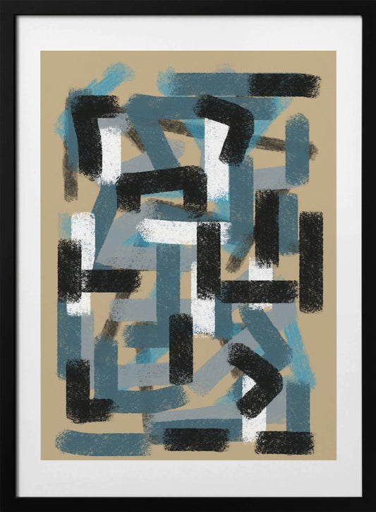 Abstract Composition No.7 - Art Print by THE MIUUS STUDIO
