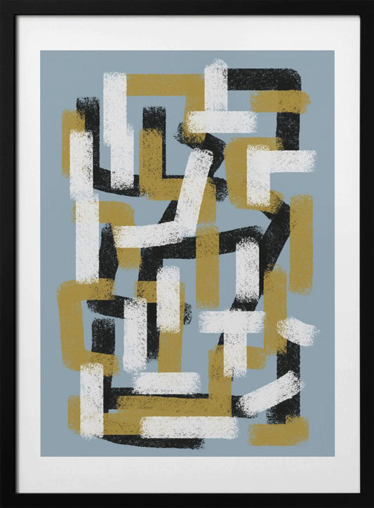 Abstract Pathways - Art Print by THE MIUUS STUDIO