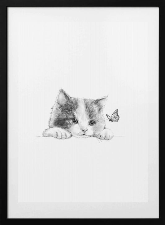 Black Cat - Art Print by Xuan Thai