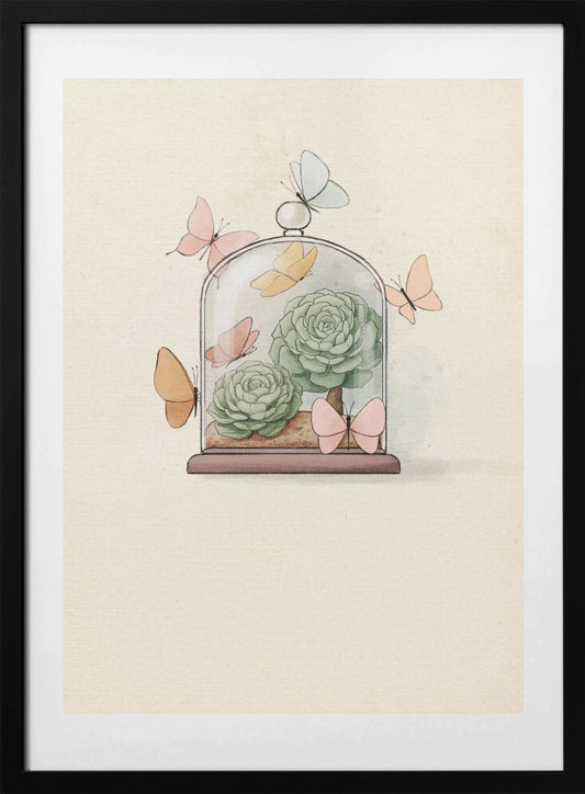 Succulent Fairy Plant - Art Print by Xuan Thai