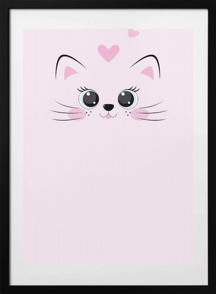 Pinky Cat - Art Print by Xuan Thai