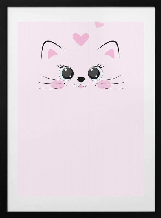 Pinky Cat - Art Print by Xuan Thai
