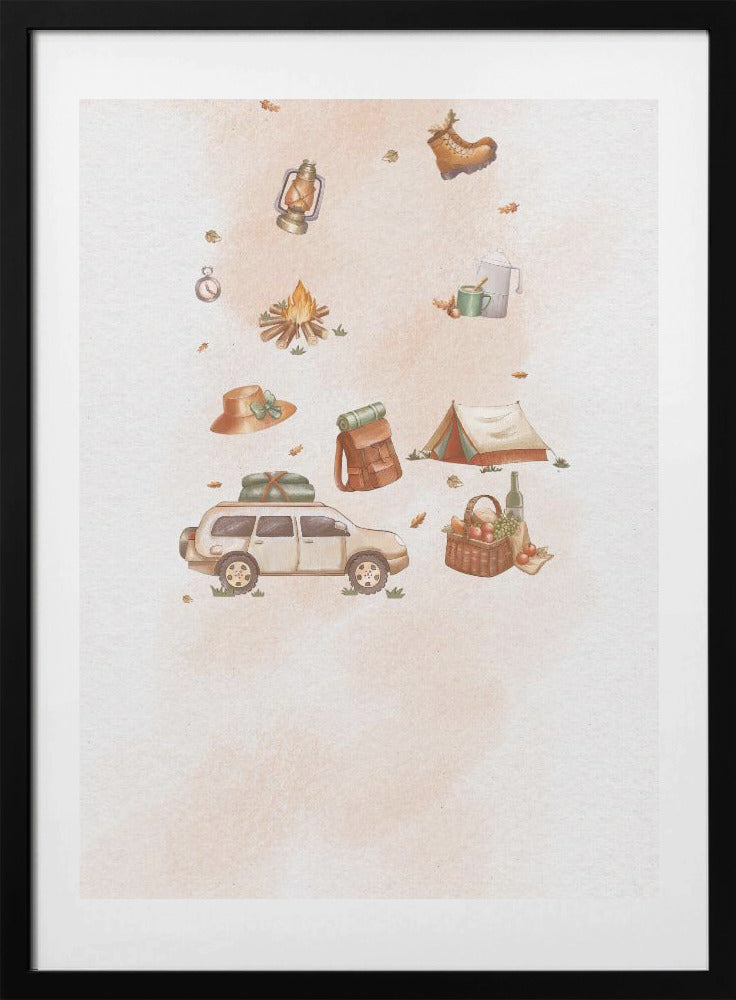 Picnic Picnic Picnic - Art Print by Xuan Thai