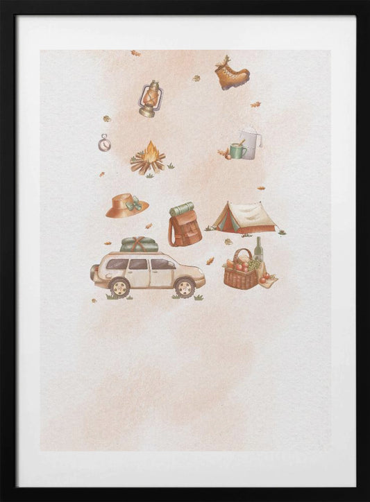 Picnic Picnic Picnic - Art Print by Xuan Thai