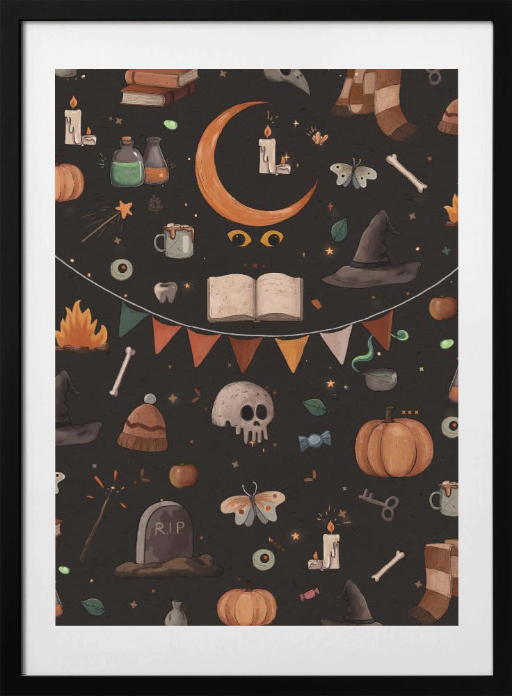 Halloween Theme - Art Print by Xuan Thai