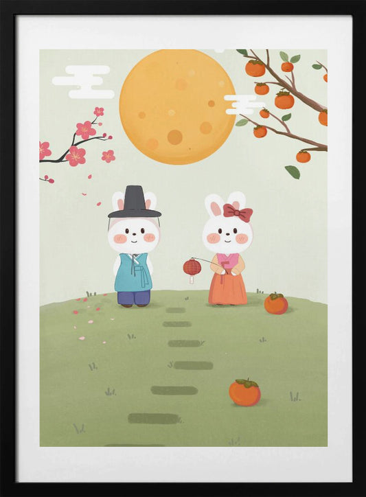 Happy Chuseok Tradition - Art Print by Xuan Thai