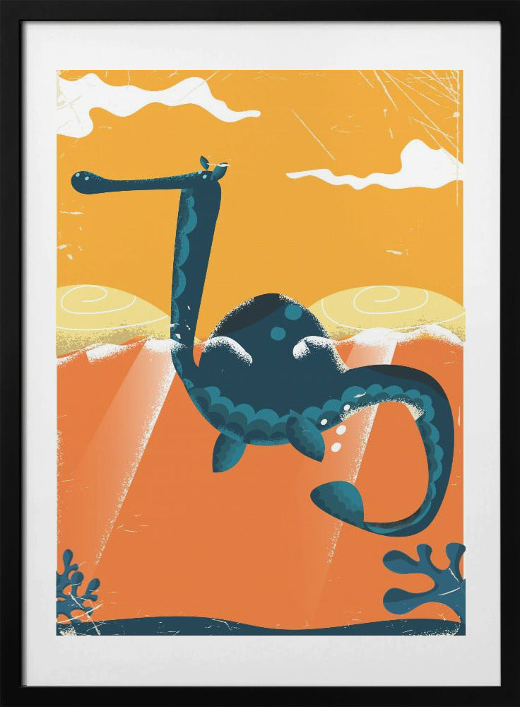 Loch Ness Monster - Art Print by Nicholas