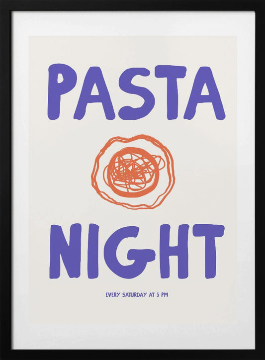 Pasta Lovers Unite! - Art Print by Treechild