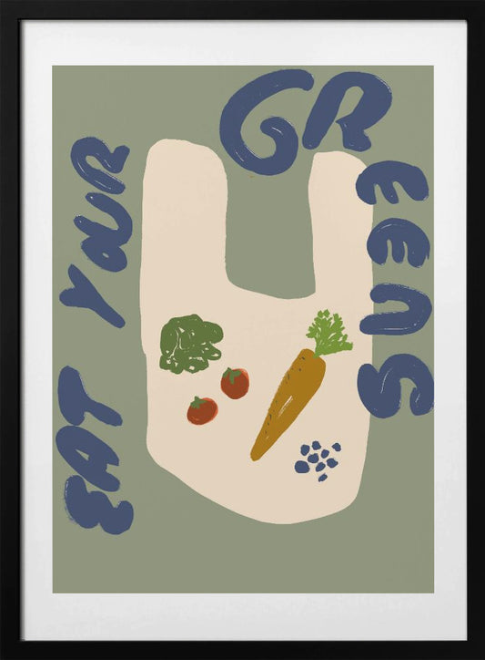 Eatyourgreensno2 - Art Print by Treechild