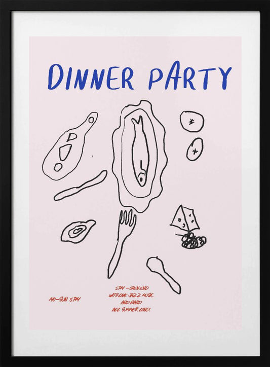 Minimalist Feast - Art Print by Treechild
