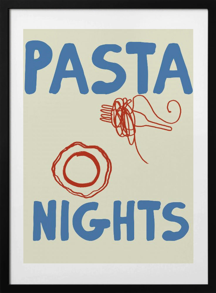 Pastanights - Art Print by Treechild