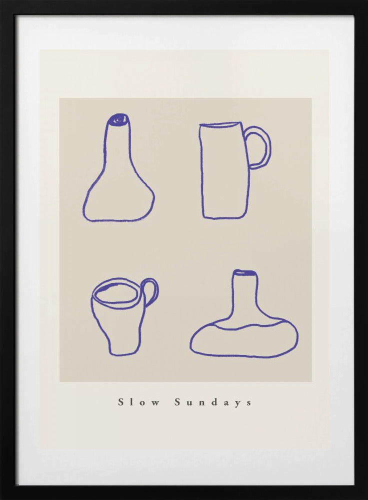 Abstract Pottery Lines - Art Print by Treechild