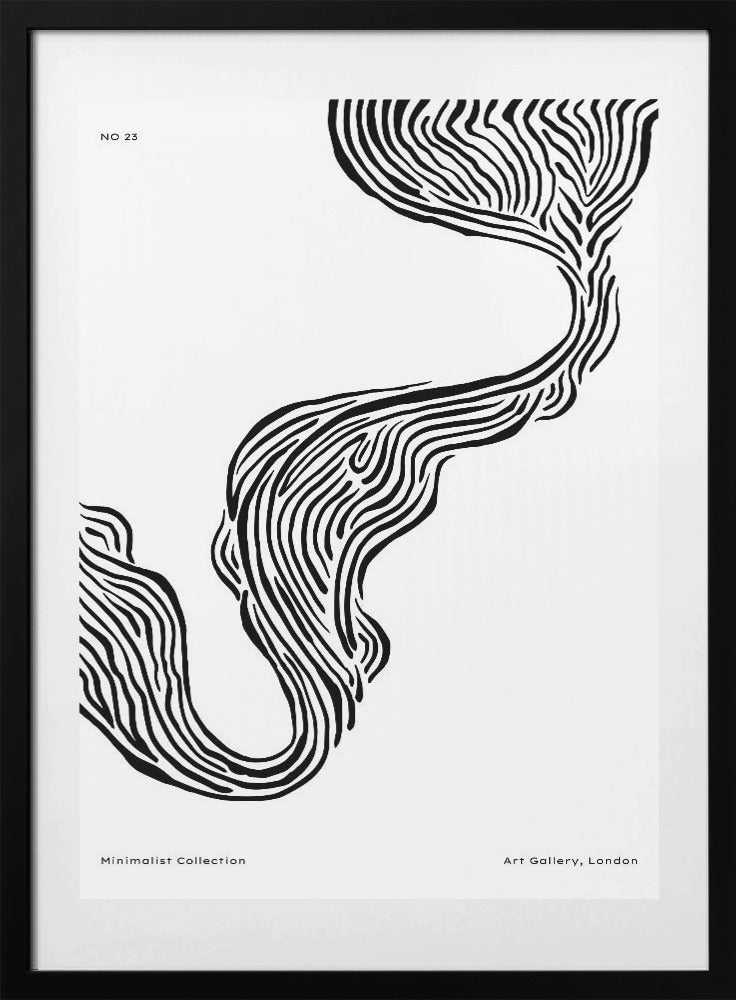 Flowing Lines - Art Print by Treechild
