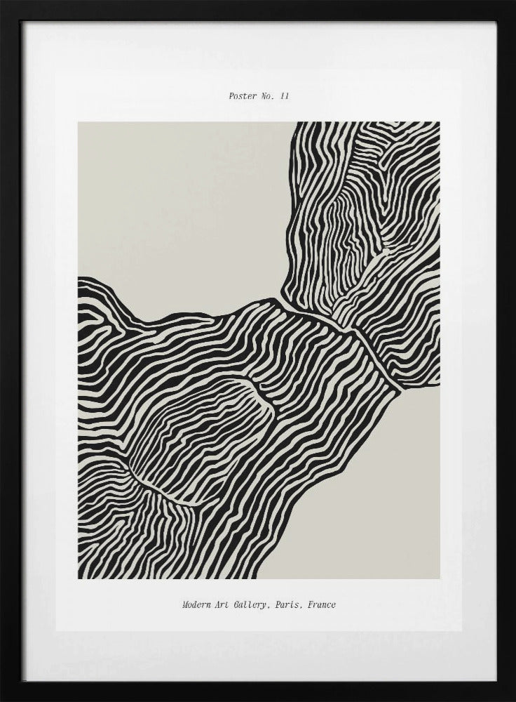 Flowing Contours - Art Print by Treechild