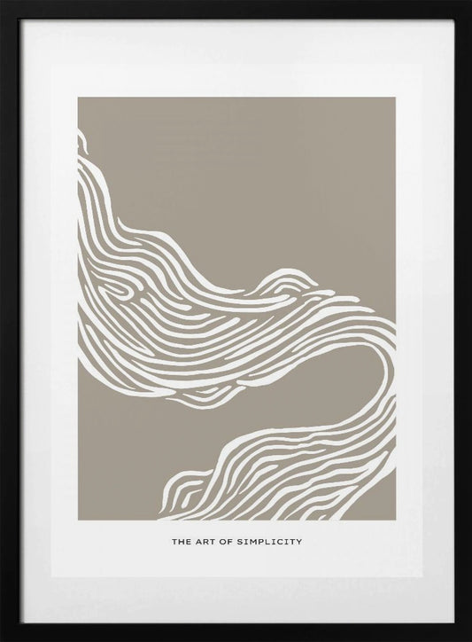 Flowing Lines - Art Print by Treechild