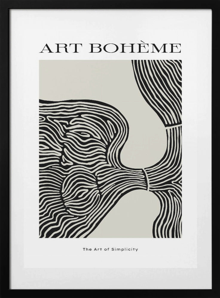 Flowing Stripes - Art Print by Treechild