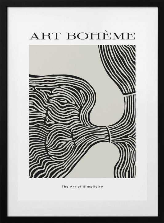 Flowing Stripes - Art Print by Treechild