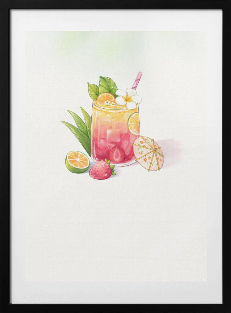 Sumer Refreshing - Art Print by Xuan Thai